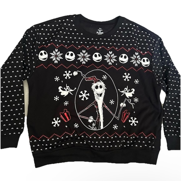 Disney Nightmare Before Christmas Crewneck Sweatshirt Size XXL - Picture 1 of 3